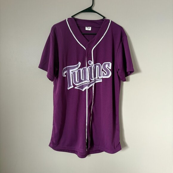 PRINCE Minnesota Twins Purple Rain SGA Promo Jersey Men's Medium - Picture 3 of 4